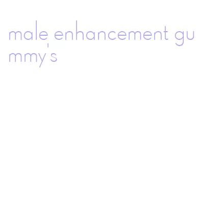 male enhancement gummy's
