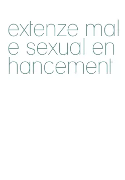 extenze male sexual enhancement