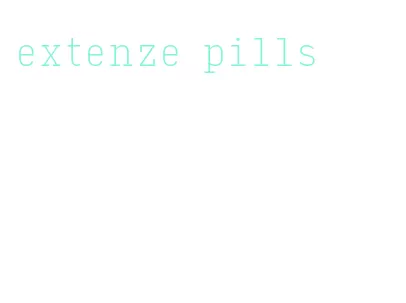 extenze pills