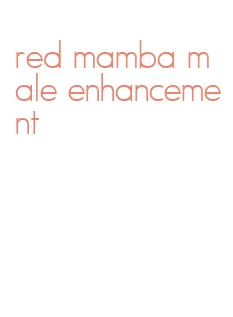red mamba male enhancement