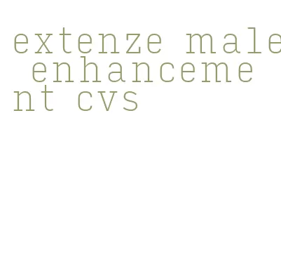 extenze male enhancement cvs