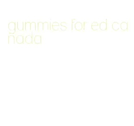 gummies for ed canada