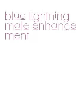 blue lightning male enhancement