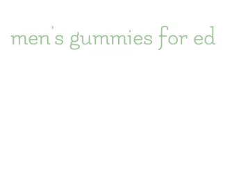 men's gummies for ed