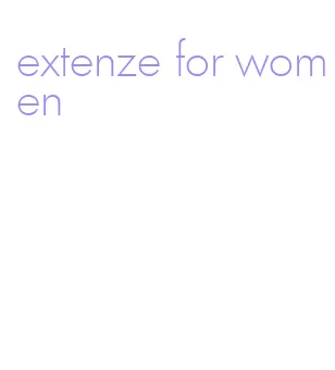 extenze for women