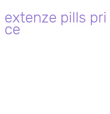 extenze pills price