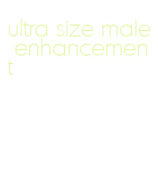 ultra size male enhancement