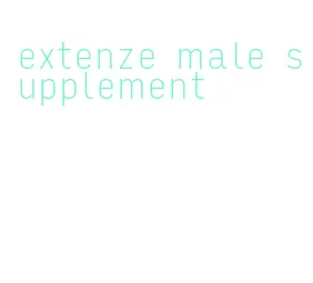 extenze male supplement