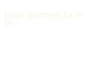 biotin gummies for men