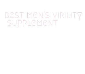 best men's virility supplement