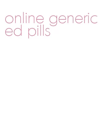 online generic ed pills