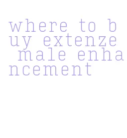 where to buy extenze male enhancement