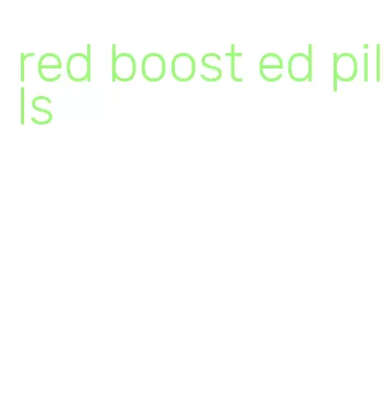 red boost ed pills