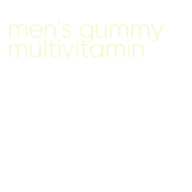 men's gummy multivitamin