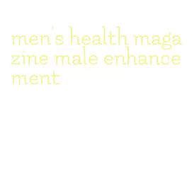 men's health magazine male enhancement