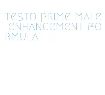 testo prime male enhancement formula