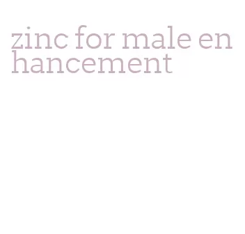 zinc for male enhancement