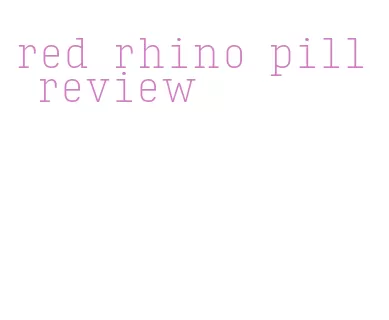 red rhino pill review