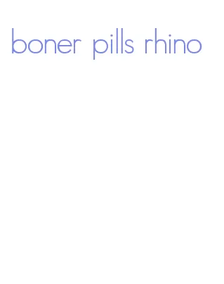 boner pills rhino