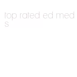 top rated ed meds