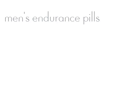 men's endurance pills