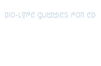 bio-lyfe gummies for ed