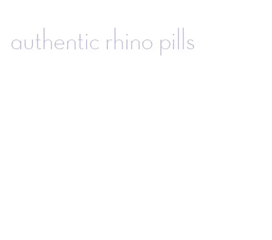 authentic rhino pills