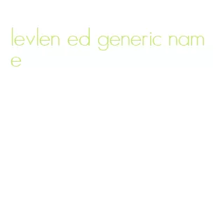 levlen ed generic name