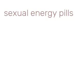 sexual energy pills