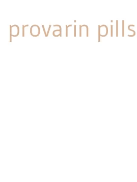 provarin pills
