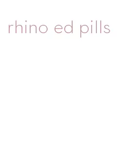 rhino ed pills