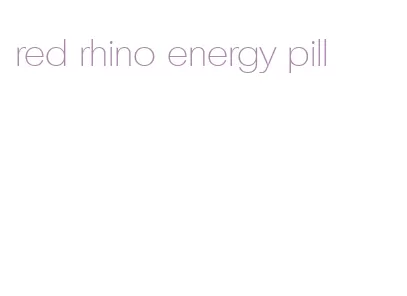 red rhino energy pill