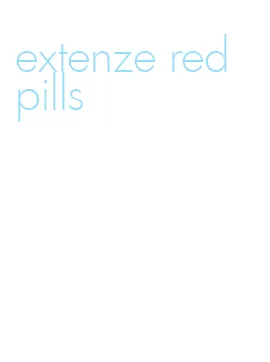 extenze red pills
