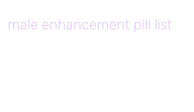 male enhancement pill list