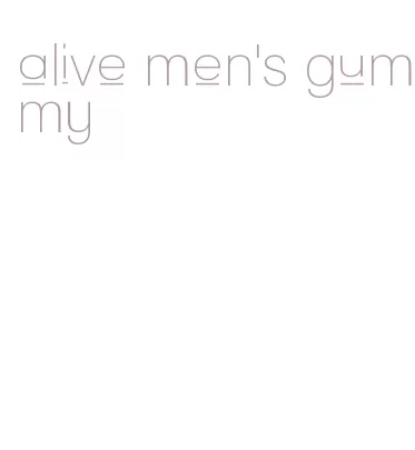 alive men's gummy