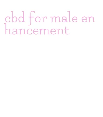 cbd for male enhancement