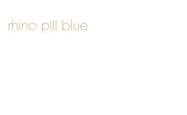 rhino pill blue